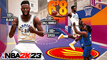 *GAMEBREAKING 6’8 INSIDE OUT POINT FORWARD* BUILD W/ 100+  DRIVING DUNK on NBA 2K23! (SEASON 4!)