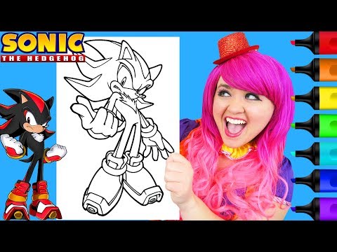 Coloring page Sonic Shadow the Hedgehog