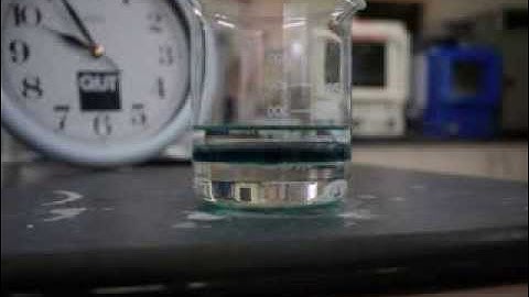 Time Lapse of Polyaniline Synthesis