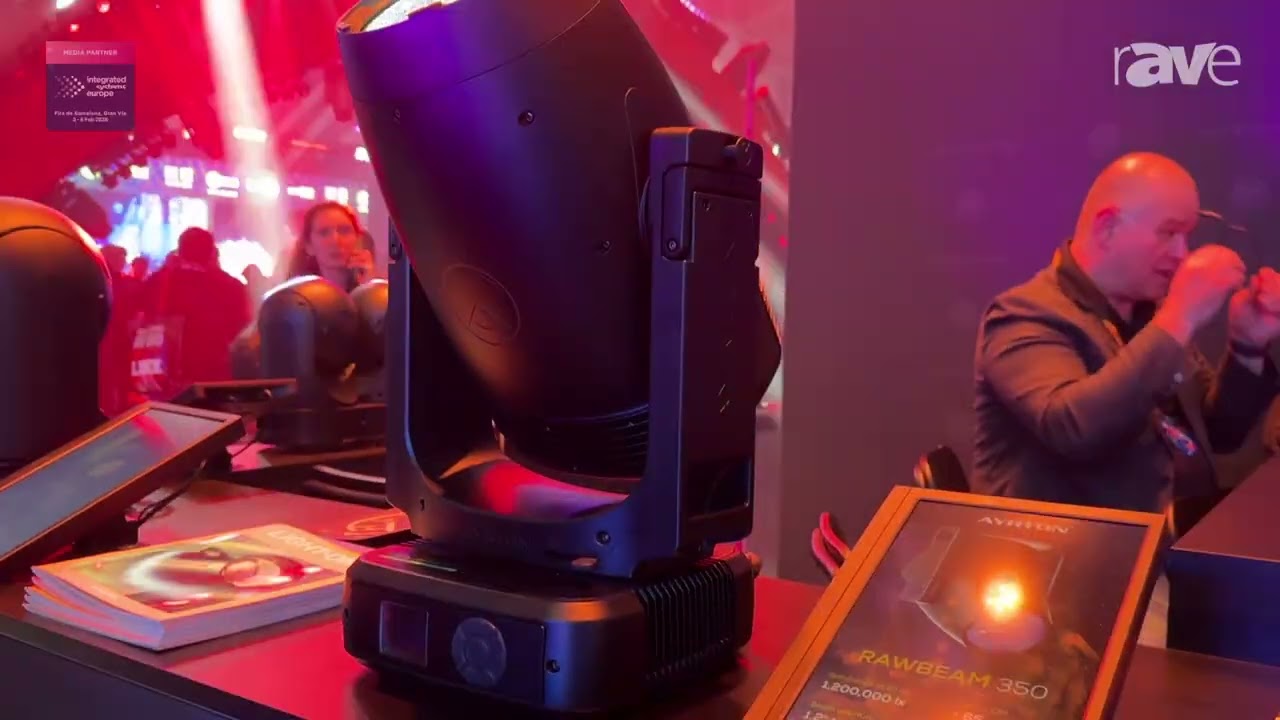 ISE 2026: Ayrton Reveals RAWBEAM 350 Laser Sourced Beam Fixture