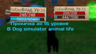 Прокачиваюсь до 15 Уровня в Dog Simulator Animal Life 1.0.360 | TeXnoВлад screenshot 1