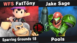Sg 18 Pools - Fat Tony Nessdonkey Kong Vs Jake Sage Samus - Smash Ultimate