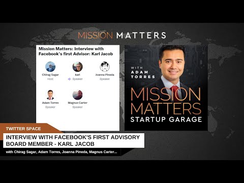 Interview with Facebook's First Advisory Board Member - Karl Jacob
