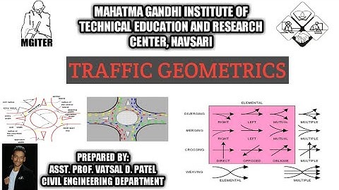 TRAFFIC GEOMETRICS ~ GTU : Traffic Engineering (2170613) Transportation Engineering 3150601 @MGITER