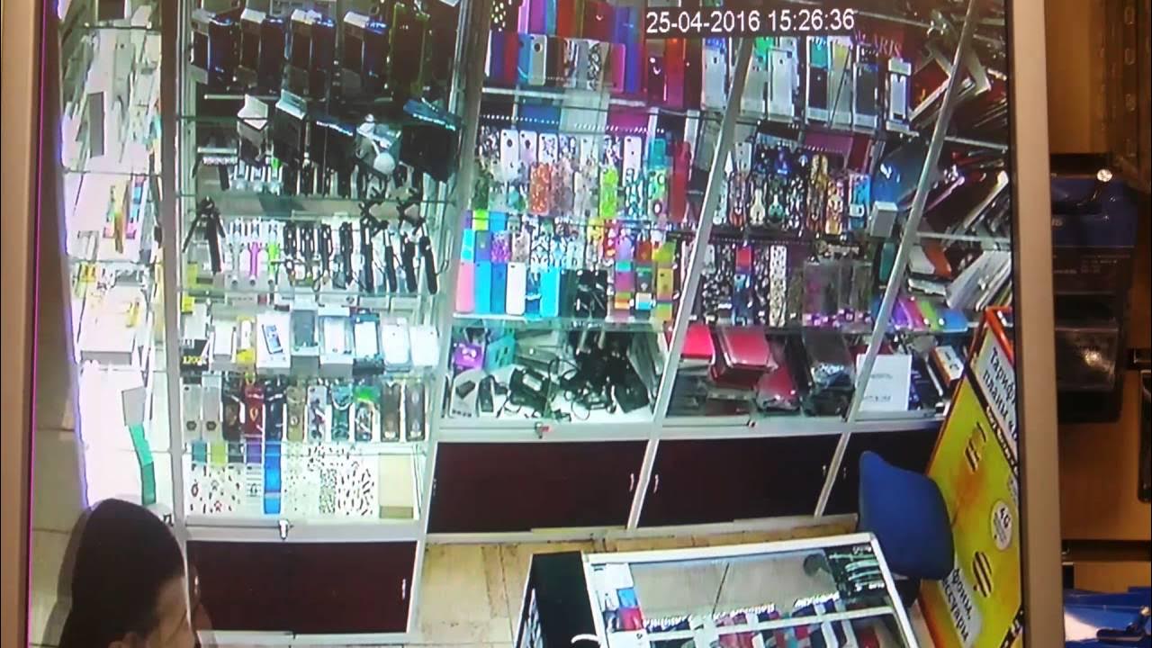 Кража телефона с витрины. - YouTube