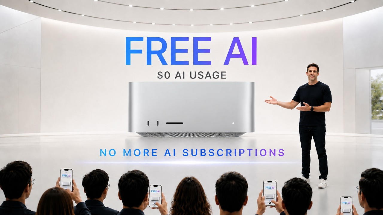 Apple Just Killed AI Subscriptions Forever (Mac Studio M5 Ultra)