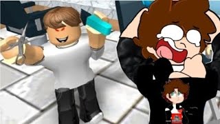 ¡ESCAPE DEL PELUQUERO MALVADO EN ROBLOX!!!!¿VAMOS A ESCAPAR?