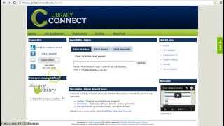 Finding Small Businesses in LibraryConnect