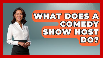 What Does A Comedy Show Host Do? - Open Mic Manual