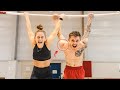 Boys vs Girls gymnastics challenge {Olympians go Head to Head!}