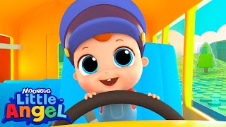 Wheels On The Bus (Baby Takes The Wheel) | Karaoke! | Little Angel! | Sing Along With Me!
