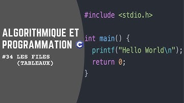 Programmation C 34 - Les Files avec Tableaux (البرمجة بلغة سي)
