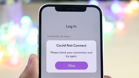 How To Fix Snapchat "Can
