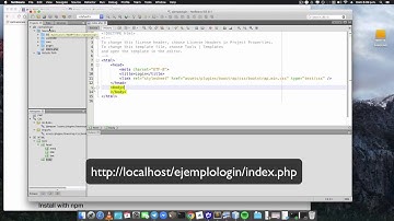Login básico en PHP y MySQL - Creación de formulario