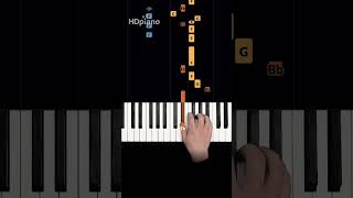 EASY piano melody you need to learn! (5 notes) #shorts