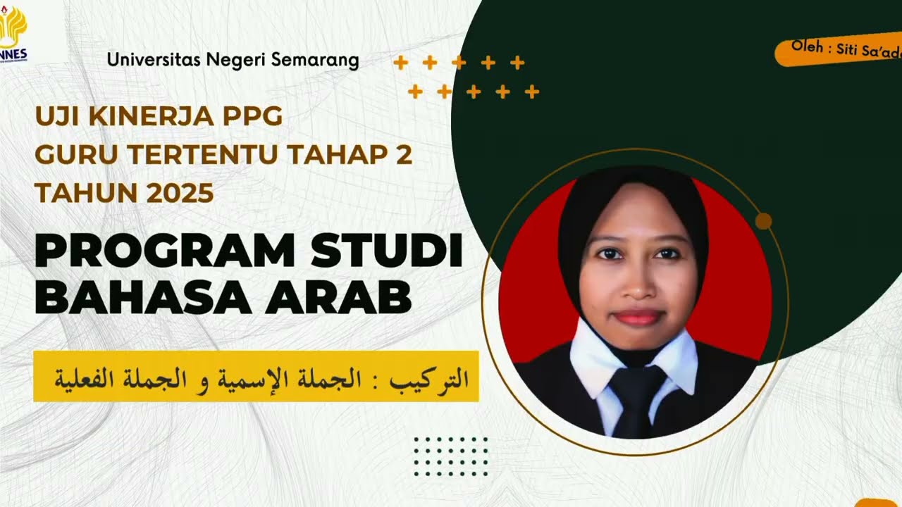 Video UKIN Praktik Pembelajaran Bahasa Arab 