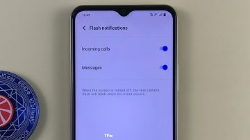 Flash notification of calls and messages on Vivo Y16 Android 12