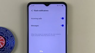 Flash notification of calls and messages on Vivo Y16 Android 12 screenshot 3