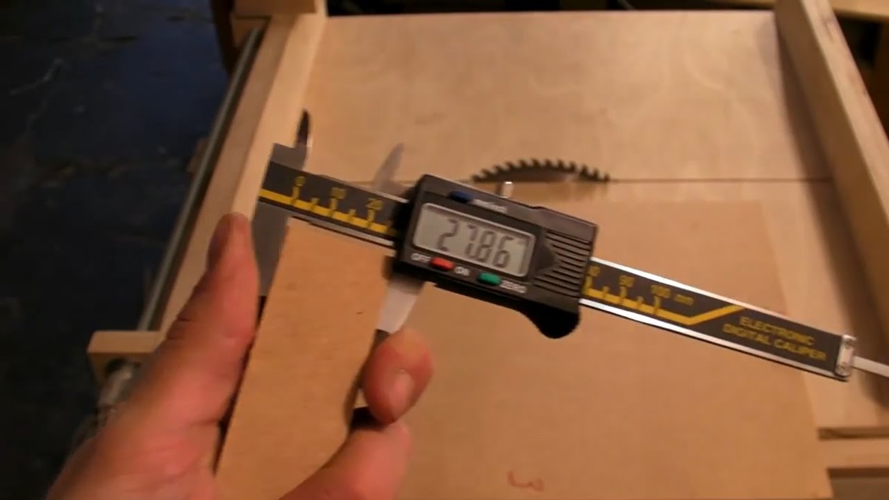 Table Saw Sledge Accuracy Test - Five Cut Method - YouTube