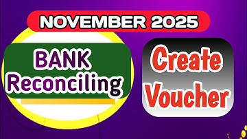 November 2025 bank reconciliation ll create voucher ll Opration eGrampfms 