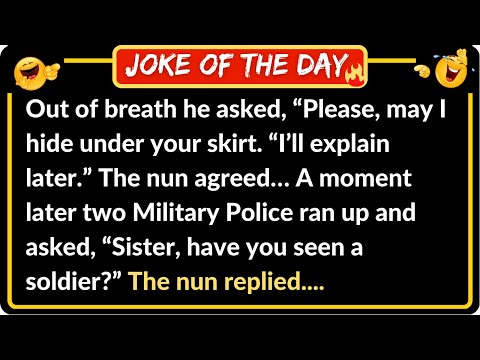 Soldier Hides Under Nun's Skirt - (Best Joke Of The Day) | Funny Jokes 2023