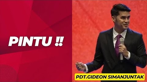 Pdt.Gideon Simanjuntak | PINTU ‼️
