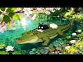 Find your peace even in the most unexpected places.... 🐊🌸 | Jazz Lofi for Concentration | Study