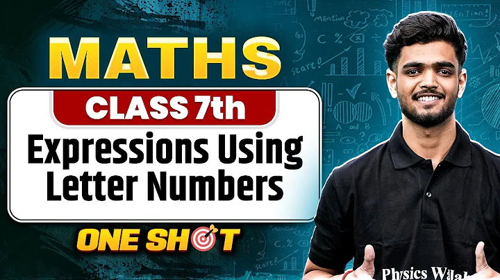 Expressions Using Letter Numbers Class 7 One Shot || Maths || Priyanshu Sir