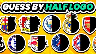GUESS THE 100 CLUBS BY HALF LOGO IN 3 SECONDS - GUESS THE LOGO / QUIZ FOOTBALL TRIVIA 2024 screenshot 3