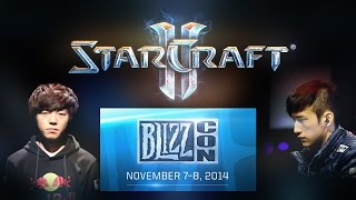 Starcraft 2. BlizzCon 2014 WCS Grand Final. Life vs MMA Game 2 (Русские комментарии Alex007)
