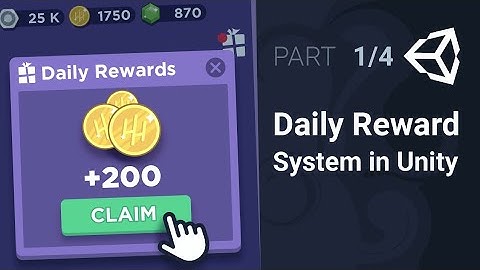 Unity daily reward 🎁 system [ Part 1/4 ], UI design