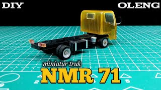 Cara membuat miniatur truk nmr 71 dari korek gas