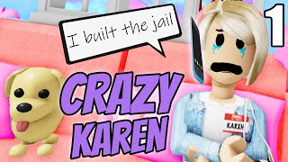 MOVING TO GREENVILLE CRAZY KAREN ROBLOX ROLEPLAY EPISODE 1
