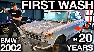 First Wash in 20 Years! BMW 2002 Disaster Detail: Buy and Flip