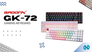 [REVIEW] GADONX SWAIN GK-72 Gaming Keyboard | คีย์บอร์ดสุด Minimal เชื่อมต่อไร้สายได้ ราคาพันนิดๆ