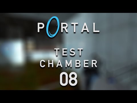 Portal - Test Chamber 08 [Gameplay Walkthrough] 1080p 60 fps