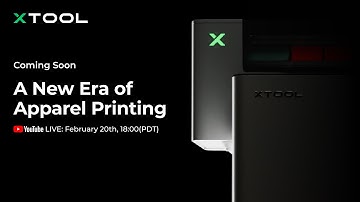[Official Teaser] xTool Apparel Printer - Print Stunning Apparel in One Click!