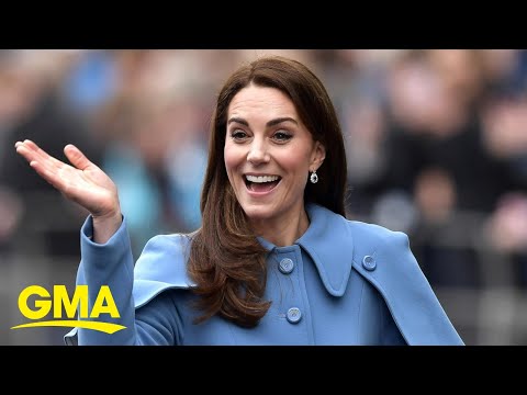 Video: Duchess Kate jozibali kiyimda paydo bo'ldi