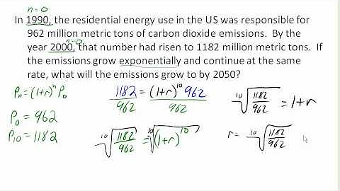 Finding an Exponential Model