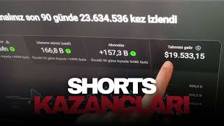 Günde 1 Saat Vaki̇t Ayirdigim Youtube Shorts Kim Ne Kadar Kazandi?
