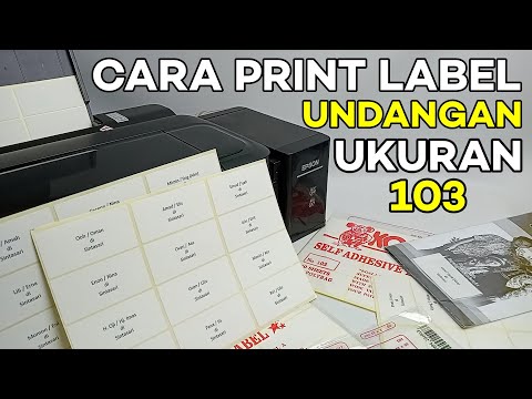 Video: Bisakah Anda mencetak label dari printer?