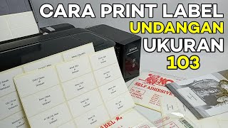 Cara Print Label Undangan Ukuran 103 screenshot 1