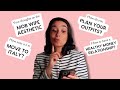 Answering your questions style money italy and sewing my own clothes  qa