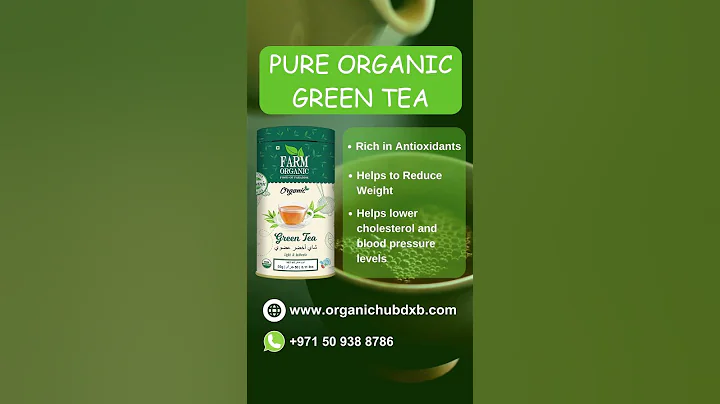 Pure Organic Green Tea Available in United Arab Emirates #shorts #dubai #greentea #greenteadubai