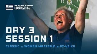 Classic Women Master 2, 47-63 kg | IPF World Masters Powerlifting 2026 | Day 3 Session 1