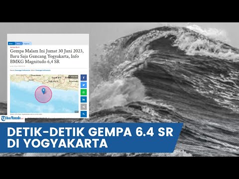 DETIK-DETIK GEMPA 6.4 SR DI YOGYAKARTA, WARGA BERHAMBURAN