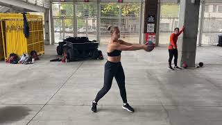 MB throwing positioning drill