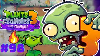 Plants vs. Zombies 3: Welcome to Zomburbia - Gameplay Level 98 - Dave's House!