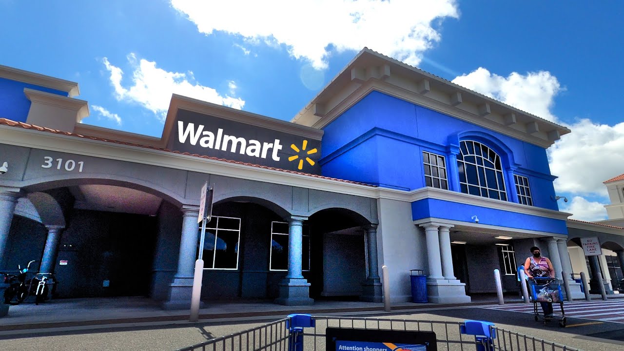 Shopping at Walmart Supercenter on Kirkman Road in Orlando, Florida - Store  1220 