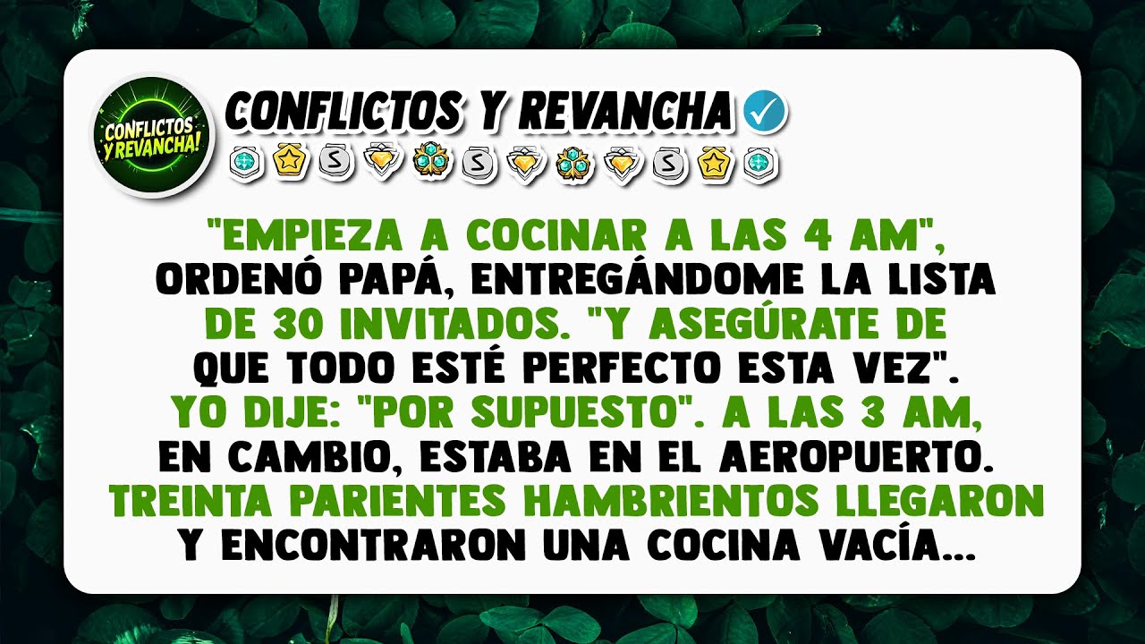Mis padres esperaban que cocinara sola para 30 personas en Acción de Gracias, pero en lugar de eso